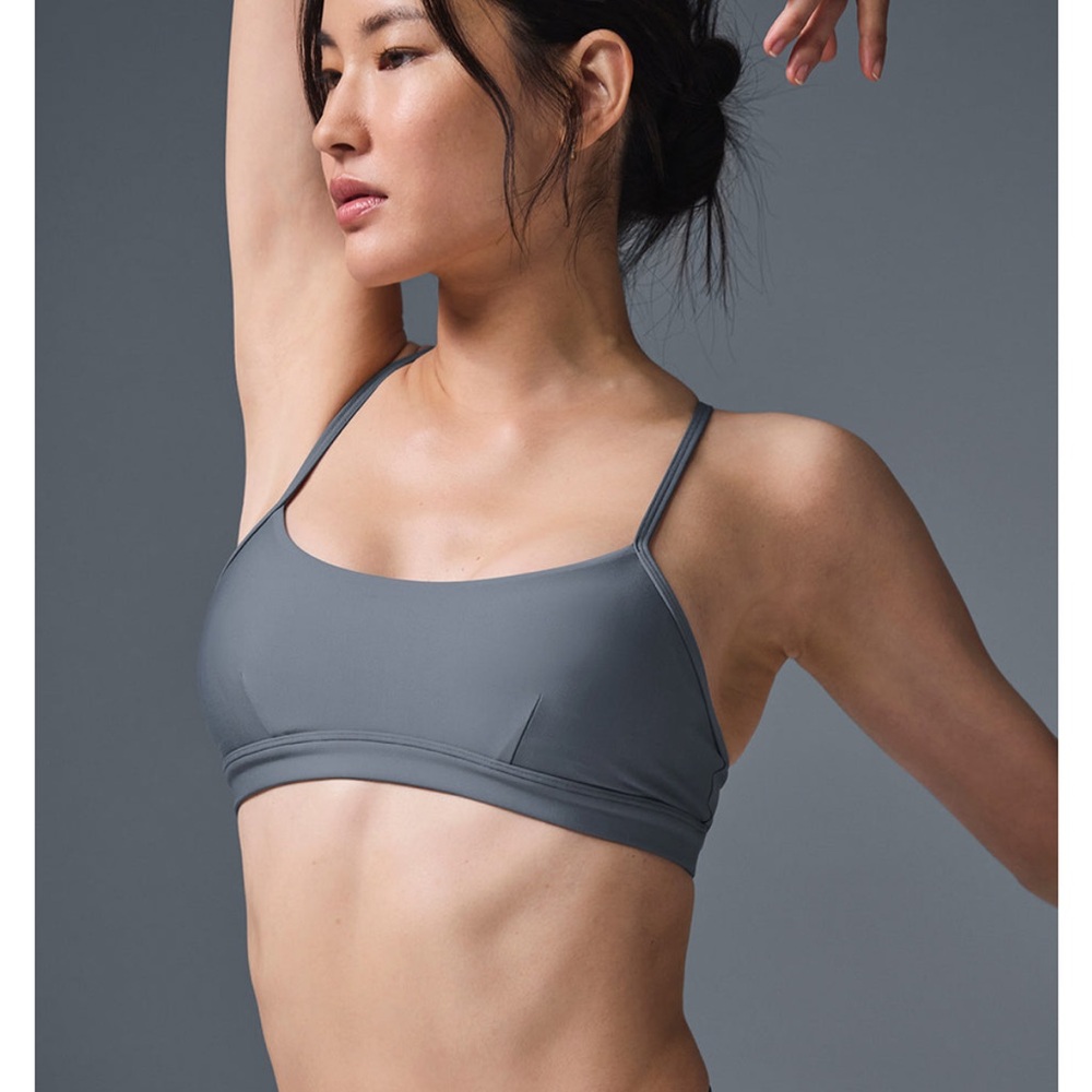 ALO Gray sports bra